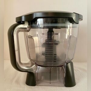 Ninja Blender Food Processor Bowl Pitcher 64oz (8 Cup) with Plastic Lid & Blade